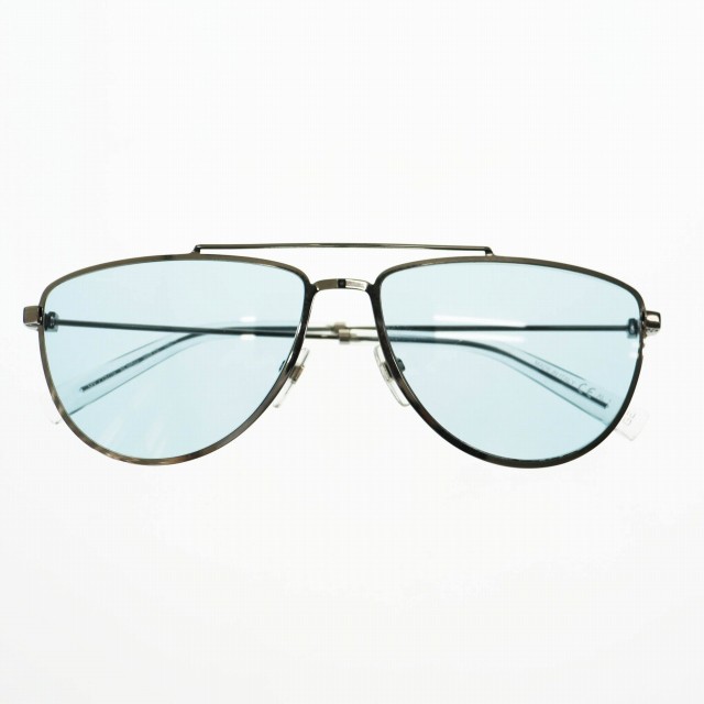 Givenchy Blue Ruthenium Metal Sunglasses 58mm AB Condition