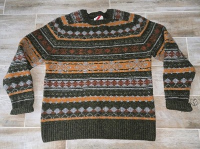 Best Made Co. Wool Crewneck Sweater Scotland Fair Isle Rennie Men s Size Large
