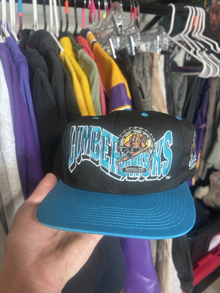 Vintage 90s Cleveland Lumberjacks SnapBack Hat Brand New Sports
