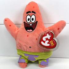 Ty Beanie Babies Patrick Star from SpongeBob SquarePants MWMT Mint New w/ Tag