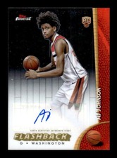 AJ JOHNSON 2024-25 TOPPS FINEST BASKETBALL #FBA-AJ FLASHBACK RC AUTO 
