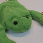 Vintage Frog Beanie Baby Legs TY Smoochie Type 1993 Rare