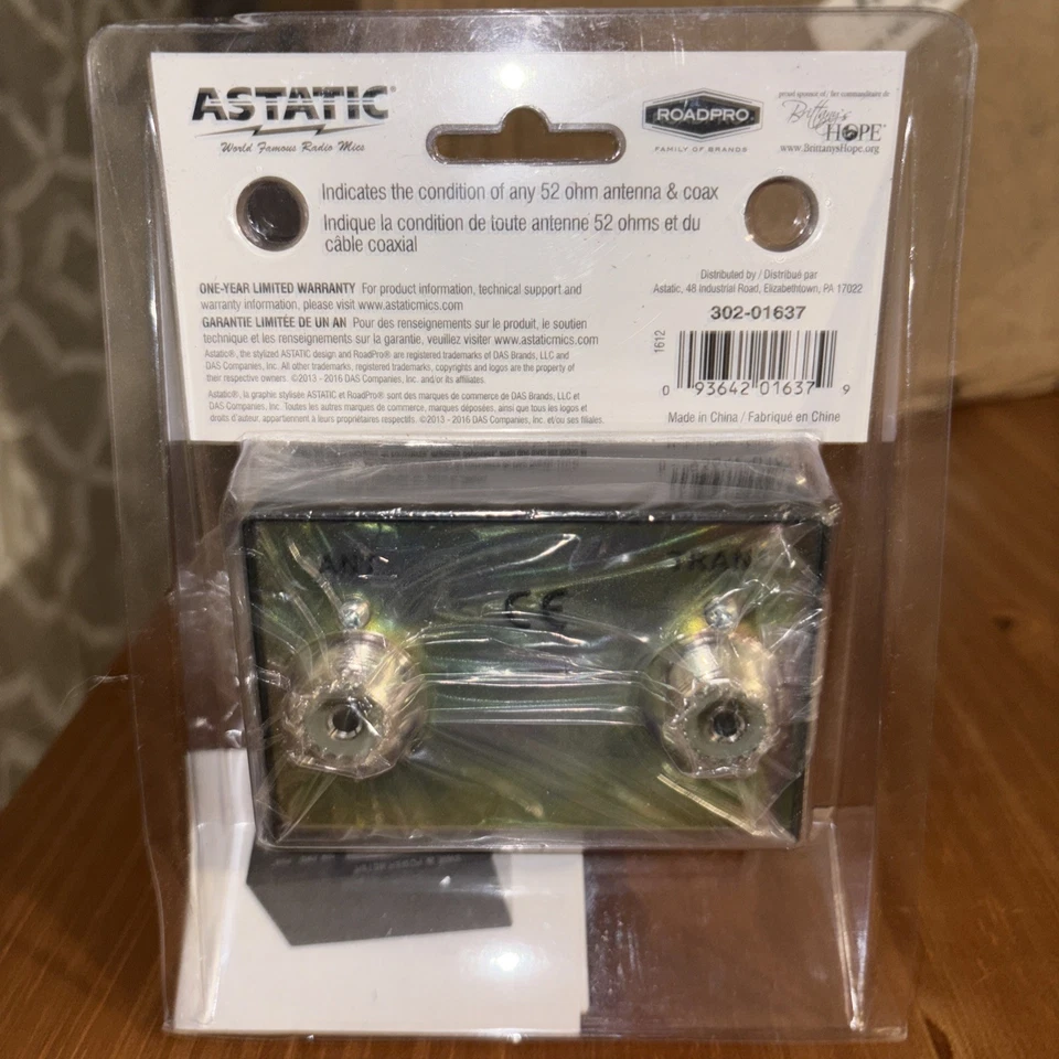 Astatic 302-01637 ( PDC1 ) CB Radio Antenna SWR / RF Test Meter - Image 3 of 4