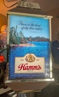 Vintage Hamm’s Beer Rotating Lenticular Lantern Lighted Sign