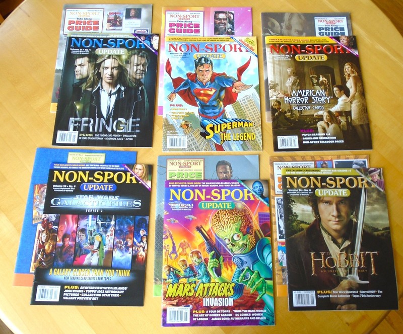 Non-Sport Update Magazine 2013 Lot Vol 24 No. 1 2 3 4 5 6