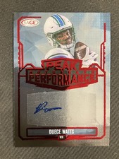 2022 SAGE #PKA-DW Duece Watts Peak Performance Auto Red Tulane Green Wave