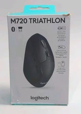 Logitech M720 Triathlon L Full Size Wireless Mouse 910-004790 Black