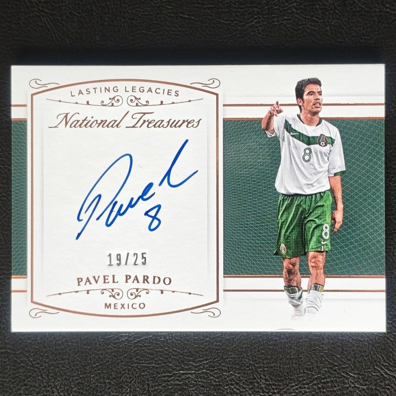 Pavel Pardo 2018 Panini National Treasures Lasting Legacies Auto /25 Mexico