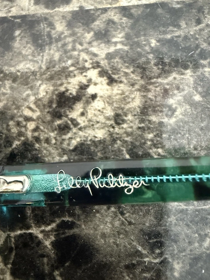 Lilly Pulitzer Feminino Óptico Quadrado Wayland Tartaruga Aqua 50mm - Imagem 3 de 4