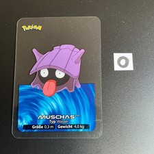 Pokemon Karte Nintendo Lamincards Edibas 2005 #90 Muschas