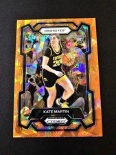 2024 Panini Prizm Draft Picks Basketball #62 Kate Martin Iowa Orange ICE  PRIZM 