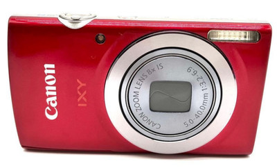 Canon IXY 160 PowerShot ELPH 165 IS IXUS 165 Red 20MP 8x Camera From Japan