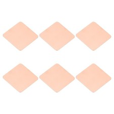 6 Pcs Heatsink Copper Pad Shim IC Chipset GPU Thermal Heatsink 15x15x0.3mm