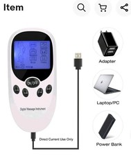 TENS Unit Muscle Stimulator Full Body Electro Therapy Device Dual Channel Relief