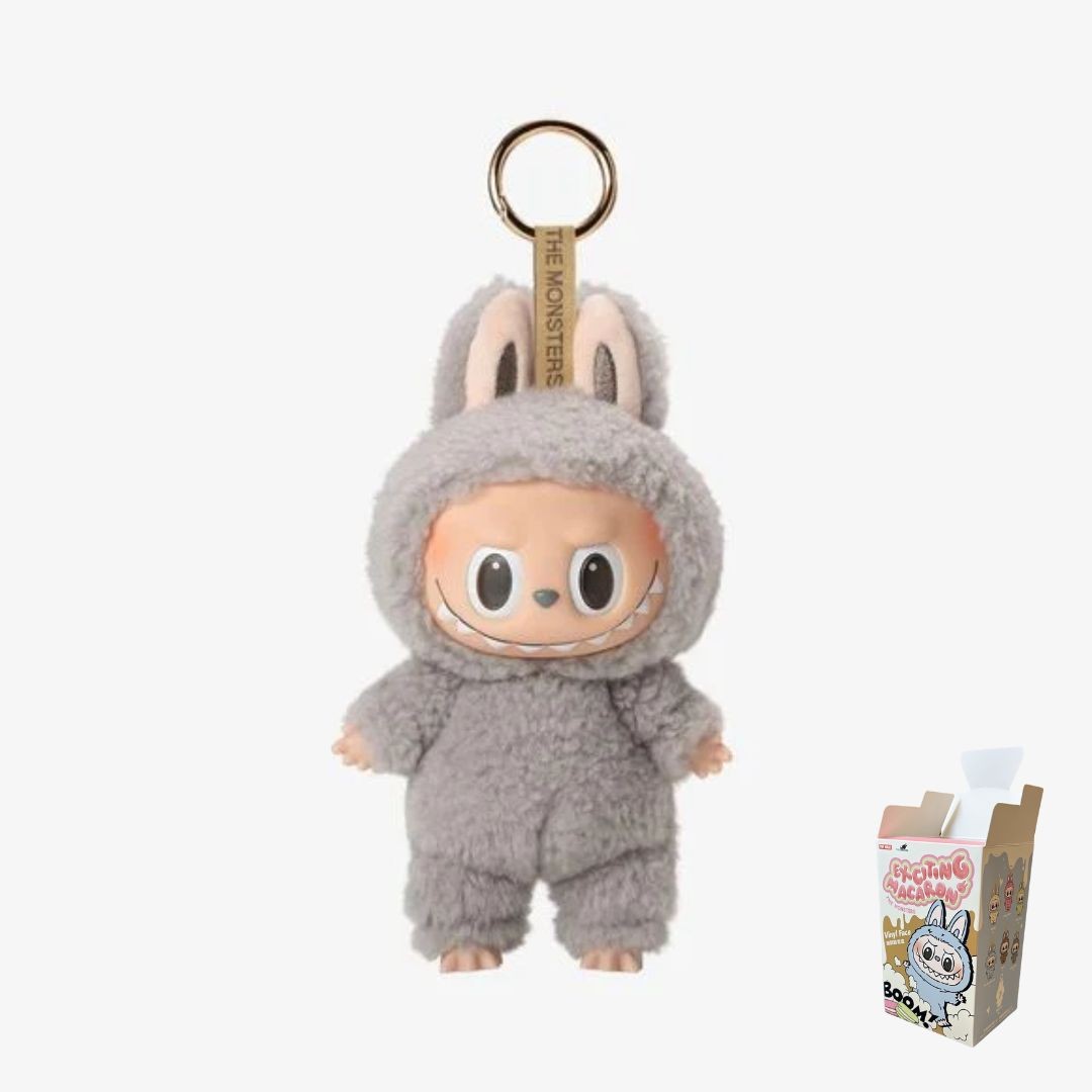 POP MART Labubu V1 Exciting Macaron The Monsters Sesame Bean Plush