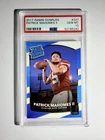 2017 Donruss Patrick Mahomes II Rated Rookie #327 PSA 10 Gem Mint RC