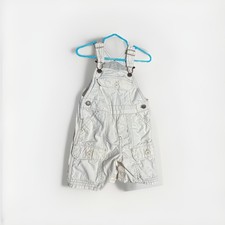 Oshkosh Shortalls Overall Beige Y2K Normcore Boy Toddler Size 18 Months
