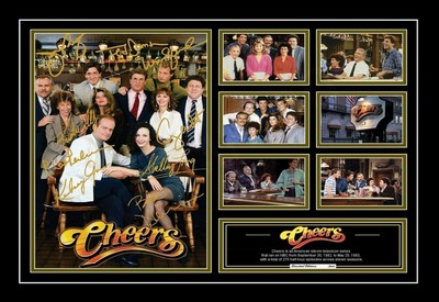 Cheers TV Series Cast Ted Danson Signed Edition A3 Memorabilia Print