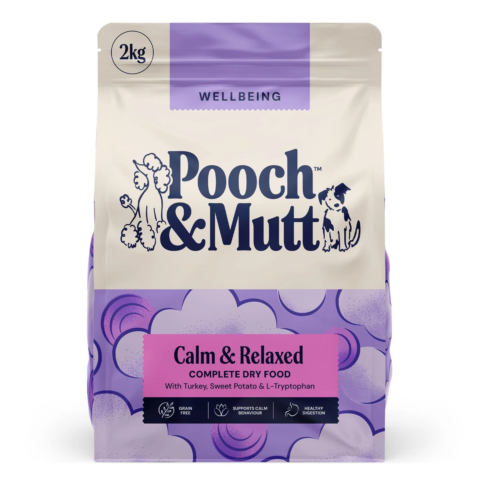Pooch & Mutt Food for Dogs, Turkey and Sweet Potato, 2 kg
