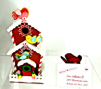 Hallmark Keepsake Ornaments 2015 Birdhouse Tweet Retreat & 1997 First Class Mail