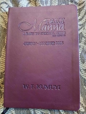 Daily Manna W.F. Kumuyi Daily Devotional 2025 Jan-Dec Book