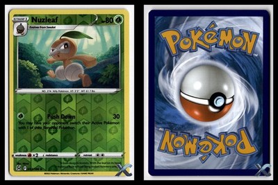 NUZLEAF REVERSE HOLO LOST ORIGIN 012/196 NM/M UC POKEMON E015