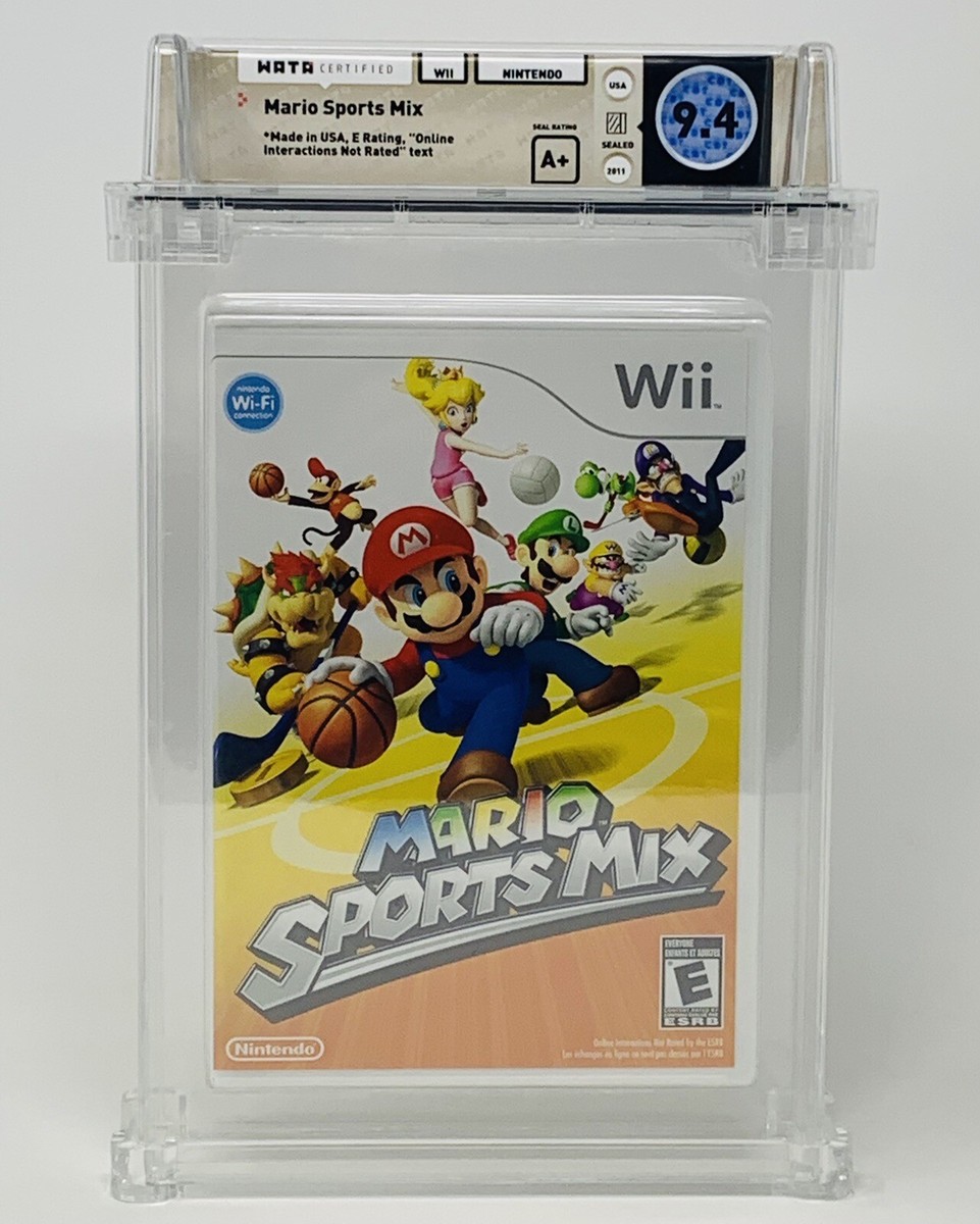 Mario Sports Mix WATA 9.4 A+ Nintendo Wii Brand New Sealed Graded