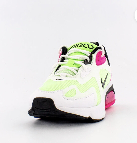 nike air max 200 flyknit black white