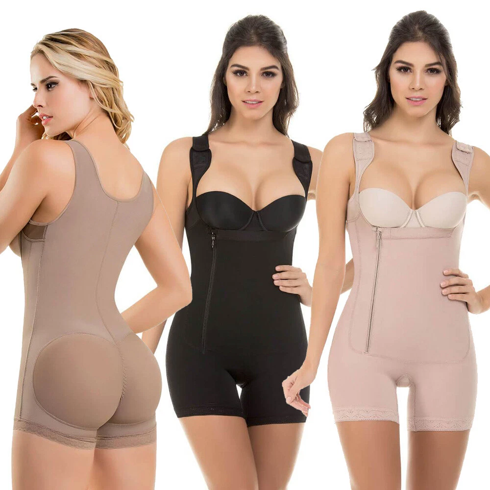 Womens Full Body Shaper Plus Size Shapewear Waist Trainer Cincher