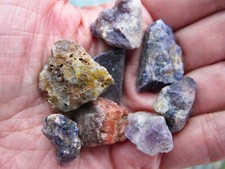 Blue John Fluorite Crystal Natural Castleton Derbyshire Treak Cliff Rough x8