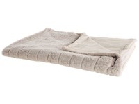 Klassische Kuscheldecke Beige PlüSch Decke Polyester 150X200 Cm Labyar