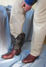 Boot hooks bootstrap pulls pullers lifters western extra long wraparound NEW