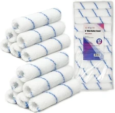 Allgala Mini Paint Roller 6" Mini 3/8" Nap Shedless Microfiber Roller Cover for