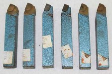 6x HM - Seiten-Drehmeißel Drehstahl - 20 mm - gerade - rechts - P20 - NEU