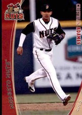 2012 Modesto Nuts Grandstand 1 Cristhian Adames Dominican Republic Baseball Card