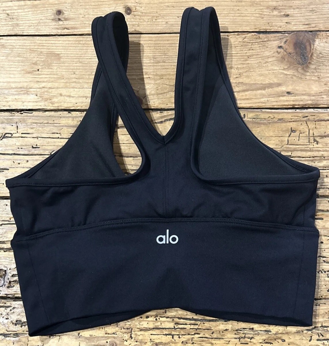 ALO Women's Size S Black Wild Thing Bra | eBay