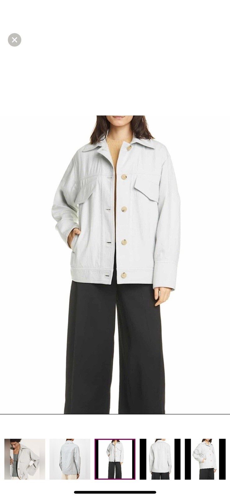 Vince Button Jacket Size Medium - image 1