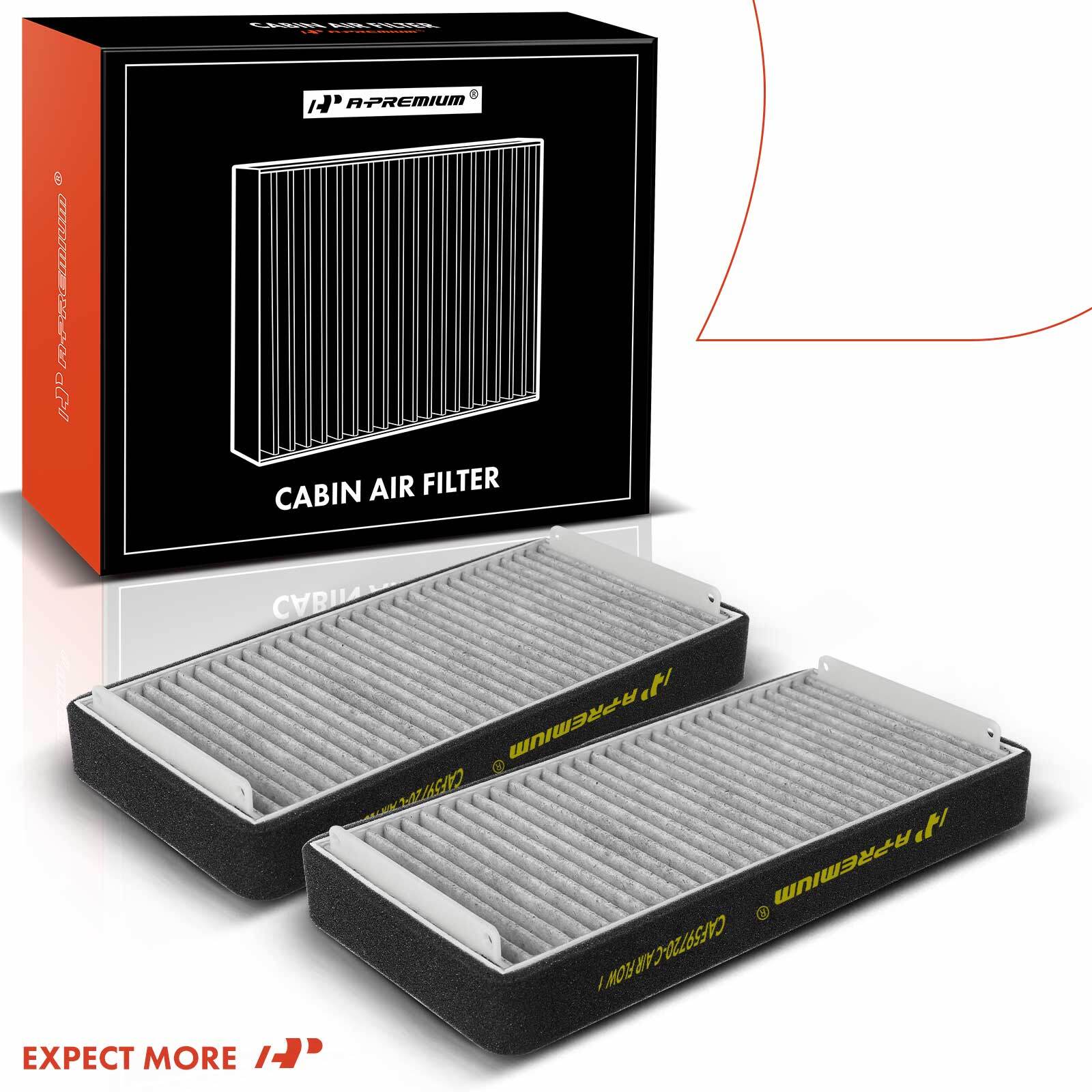 2x Activated Carbon Cabin Air Filter for Benz C215 W210 W211 S350 CL500