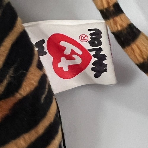 Authentic Ty Stripes Beanie Baby - 3rd gen Hang Tag / 2nd gen Tush - Picture 5 of 5