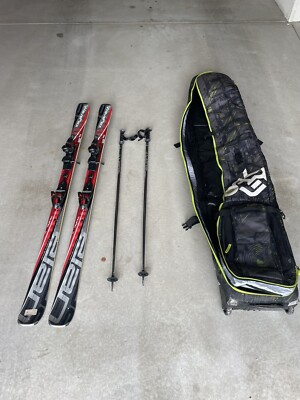 Elan Waveflex 78ti (All Mountain Ski) Bundle Deal (Red/Black)