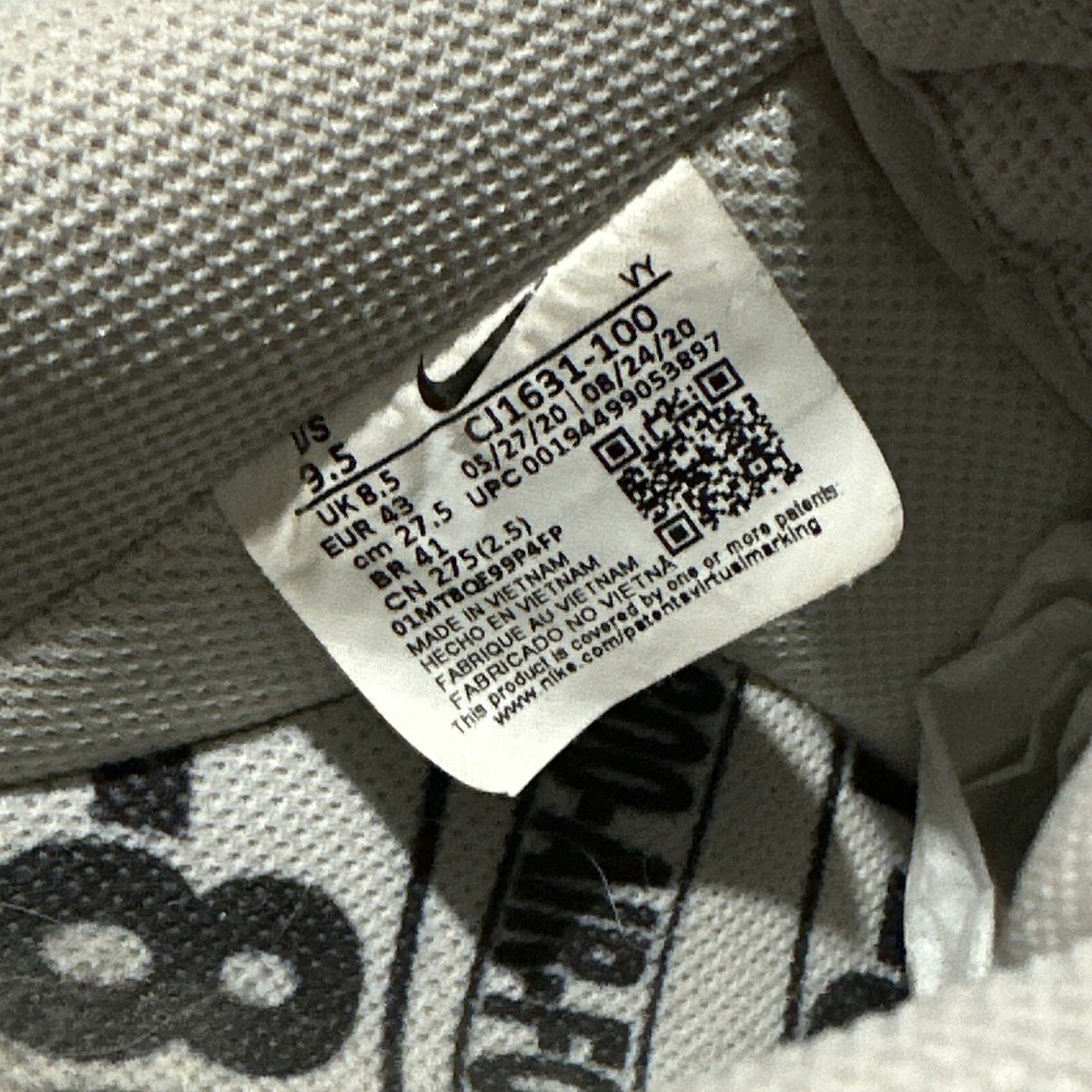Size 9.5 - Nike Air Force 1 '07 Premium 1-800 Toll Free Reflective