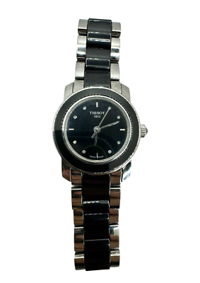 Tissot Factory Links for Women’s T-Trend Diamond Watch Tissot T-Trend 28mm Steel Ceramic Diamond Ladies Quartz  main image 4
