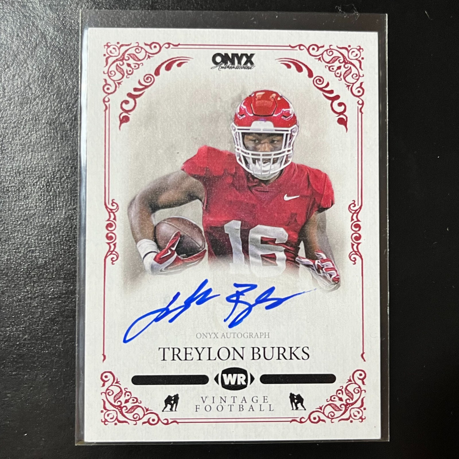 Treylon Burks Onyx Vintage #VATR Autograph-Black