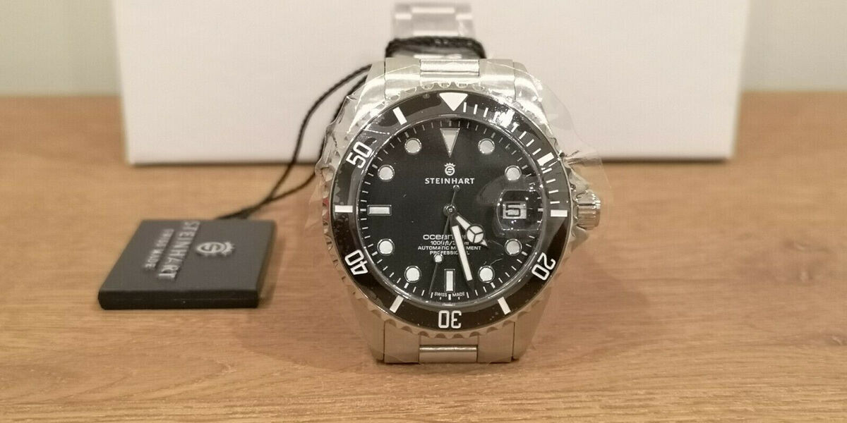 New Steinhart Ocean One 39mm Black Ceramic Automatic Swiss New Steinhart Ocean One 39mm Black Ceramic Automatic Swiss