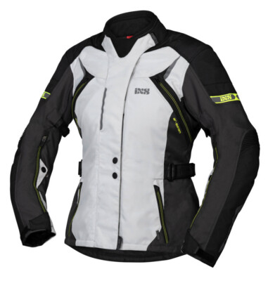 Damen Motorrad Jacke D2XL - IXS Liz-ST wasserdicht Touring - grau-schwarz