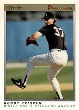 1991 O-Pee-Chee Premier #120 Bobby Thigpen Chicago White Sox