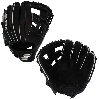 SSK Z9 Maestro 11.5'' Infield Baseball Glove Z9-1150BLKSLV1