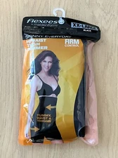 Flexees By Maidenform NEW Shaping High Waisted Thigh Slimmer Shapewear Black XXL