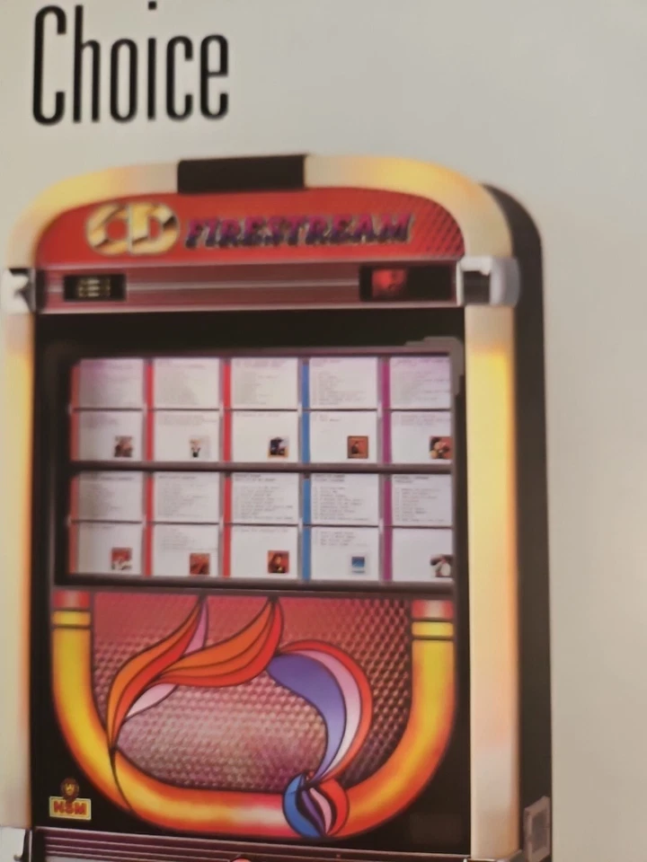 NSM CD Firestream Wallbox 1989/1990 Jukebox Promotional Flyer Brochure Adver. - Image 2 of 4