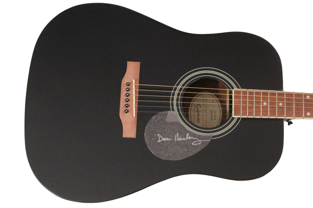 Don Henley Autographed Signed Full Size Gibson Epiphone Guitar The Eagles JSA COA 